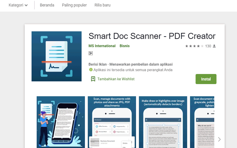 Aplikasi Smart Doc Scanner