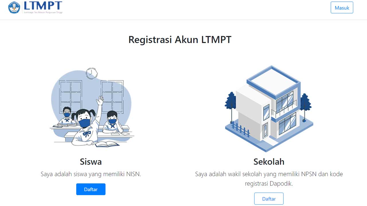 Registrasi Akun Ltmpt