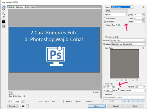 Save For Web Photoshop